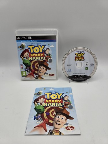 Toy Story Mania PS3 PlayStation 3 Manuel du jeu complet CIB PAL - Très bon état
