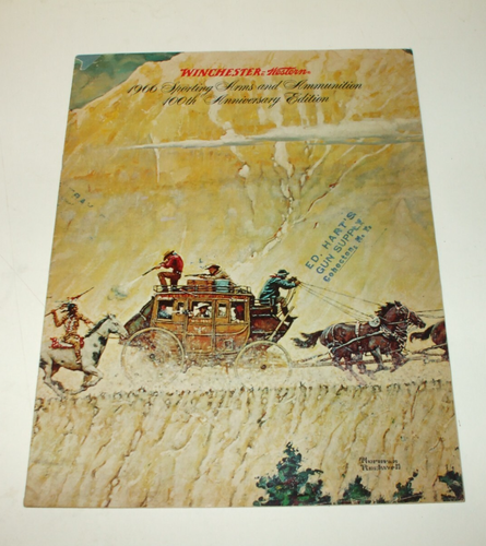 Winchester Western 100th Anniversary Edition Catalog - 1966 - Rockwell Cover