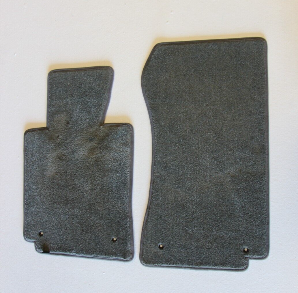 BMW OEM E36 9299 LLOYD GREY VELOUR FRONT LEFT RIGHT FLOOR MATS GRAY