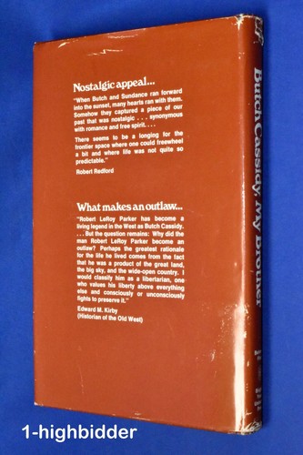 Butch Cassidy My Brother Lula Parker Betenson 1st Ed HCDJ Hardcovr Mormon Outlaw - Picture 12 of 12
