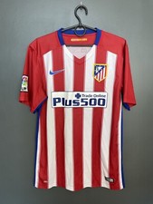 ATLETICO MADRID 2015/2016 HOME FOOTBALL SHIRT NIKE SOCCER JERSEY SIZE S ADULT