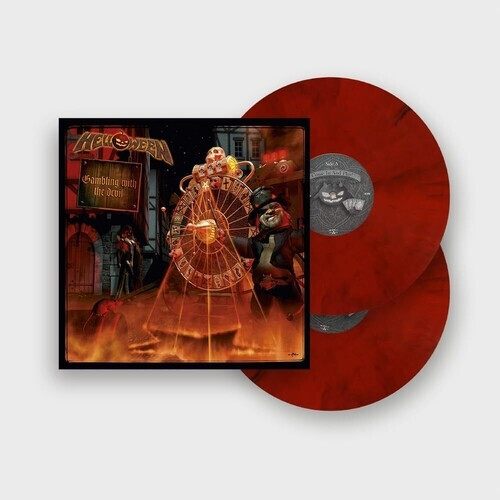 Helloween Gambling With The Devil Double Vinyl Lp Bunt Rot und Orange - Bild 1 von 1