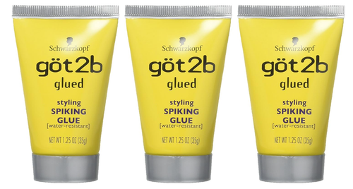 Hair Gel Schwarzkopf Got2B Glued Styling Spiking Glue 1.25 oz (Pack of 3) - Picture 2 of 9
