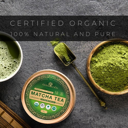 Golden Herb Japanese Organic Ceremonial [Grade 1] Matcha Green Tea Powder - Picture 22 of 30