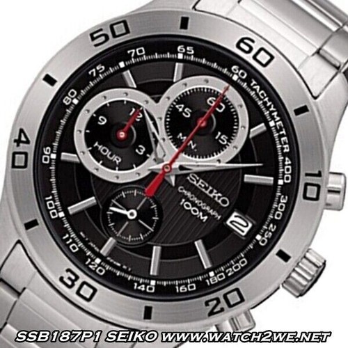 Seiko ssb187p1 neo sports cronometro taquimetro reloj hombre mejorofertarelojes - Imagen 2 de 6