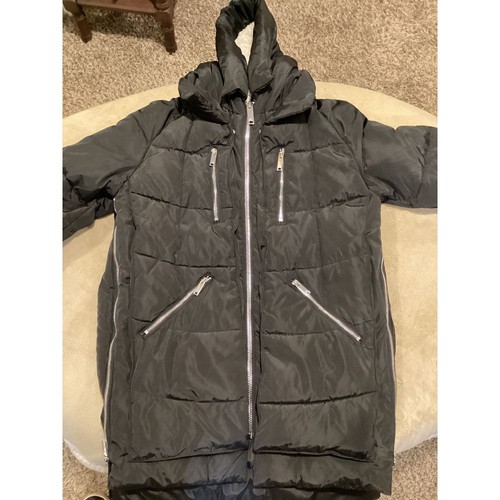 Abrigo parka HFX Raven negro nuevo con etiquetas, talla pequeña - Imagen 5 de 13