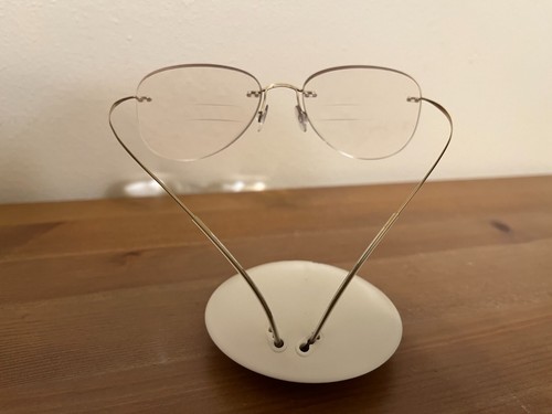 Silhouette Minimal Art Rimless Eyeglasses 7511 20 6061 Size 17 - 140 - Picture 3 of 6