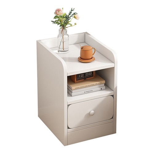 Bedside Table Drawers Cabinet Small Side End Table Bedroom Nightstand Storage UK - Picture 8 of 8