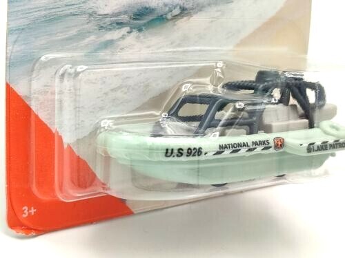 Matchbox Sea Spy Model Boat Blue 84/100 MBX Coastal Series 1/64 Scale Die-Cast - Picture 4 of 7