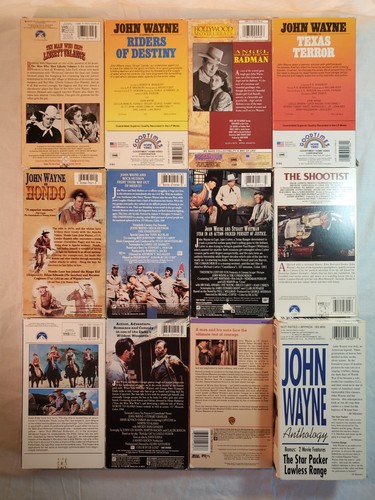John Wayne Western VHS Movie Black and White and Colorized - Picture 2 of 5