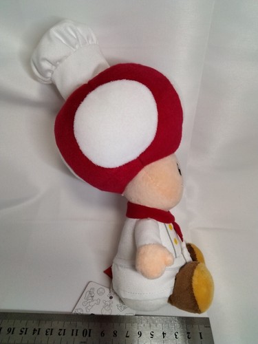 Super Nintendo World Chef Kinopio Toad Plush Toy USJ Japan Limited - 第 10/10 張圖片