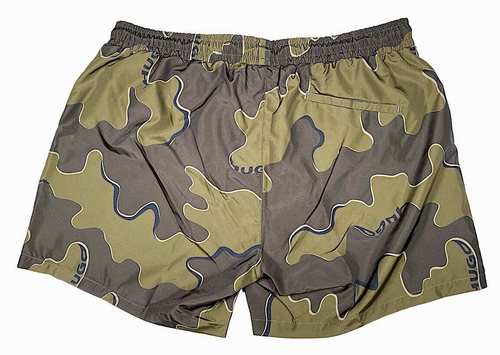 HUGO by HUGO BOSS Swim Trunks Swimsuit Bail Green Camo Print sz L NEW Tags - Picture 5 of 11