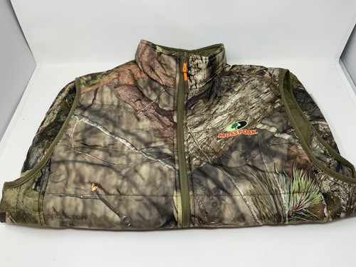 Mossy Oak Camo Reversible Vest 3M Thinsulate Men's Large Free Ship - Picture 8 of 8