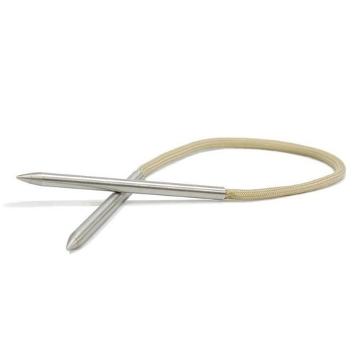 POLISHED STEEL THREADED 550 PARACORD WEAVING NEEDLES FID BUSHCRAFT SURVIVAL - Picture 8 of 15