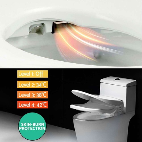 Bidet Electric Toilet Seat Cover Electronic Seats Paper Saving Auto Smart Wash - Picture 9 of 12