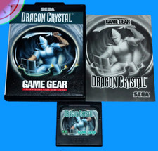 TESTED Sega GAME GEAR Authentic DRAGON CRYSTAL RPG with Manual in NEW Box CIB