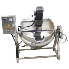 52.8Gal 3Phase Electric Tilting Jacketed Kettle withStirrer Cooking Machine 220V