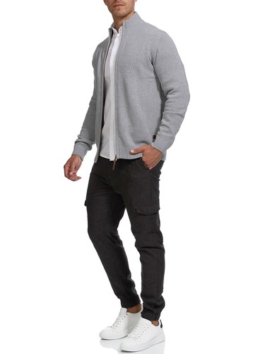 Indicode Herren Strickjacke Inlut-Cardigan Männer Feinstrickjacke Stehkragen - Bild 29 von 45