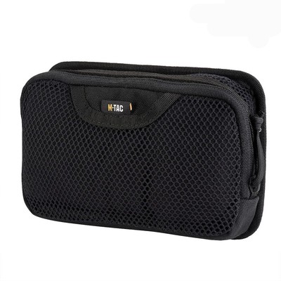 M-Tac Insert Modulare Reissverschlusstasche Black Modultasche mit Klettplatten 