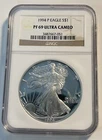 1994 P American Silver Eagle PF69 Ultra Cameo NGC
