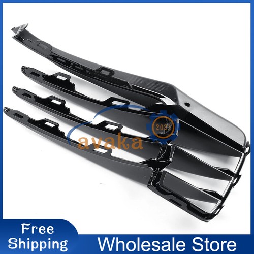 For VW Golf GTI MK7 15-17 Front Left&Right Fog light Bumper Grille Set - Picture 3 of 5