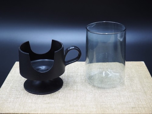 Vintage Corning Ware MCM Glas-Snap Coffee Drink Mugs Cups Set of 6 Glass Plastic - Picture 5 of 9