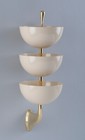 3 Arm Rare Sconces Italian Stilnovo Style Mid Century Wall Lights Lamps Fixture