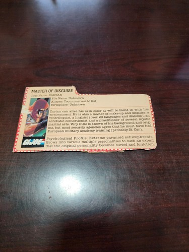 Vintage GI Joe File Cards, You pick, finish Your Collection! - Picture 196 of 217