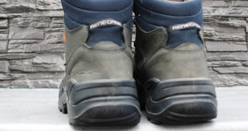 LOWA RENEGADE GTX MID Herren Stiefel Wanderschuhe Anthrazit/Blau Gr.43 ,5 UK 9 - Bild 6 von 9