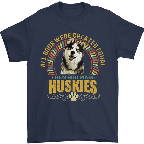 A Huskies Dog Mens T-Shirt 100% Cotton - Bild 10 von 104