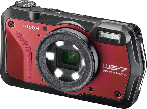 Near Mint RICOH WG-7 Red Full-scale outdoor camera From JAPAN - Picture 7 of 11