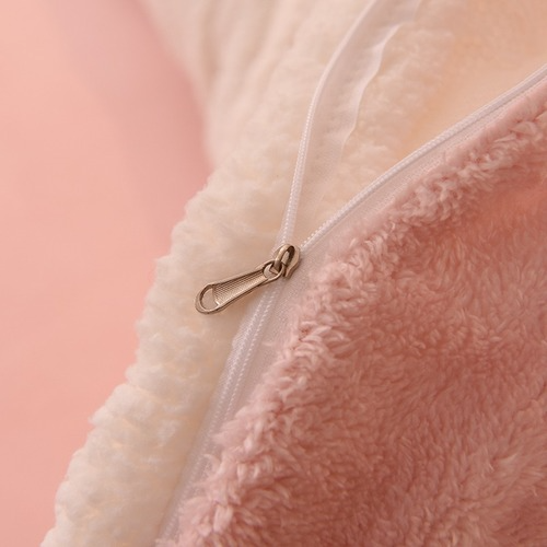 Luxus Samt + Fleece Prinzessin Bettwäsche Set Hase Stickerei Kurz Plüsch Bezug - Bild 5 von 13