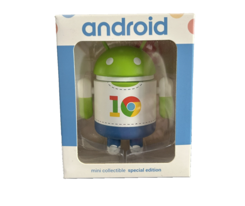 Android Mini Collectible Special Edition Chrome Birthday 10 years New In Box