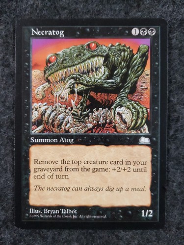 Necratog Magic the Gathering  Weatherlight NEVER Played MTG  Near Mint (DS3D1K3) - Picture 15 of 20