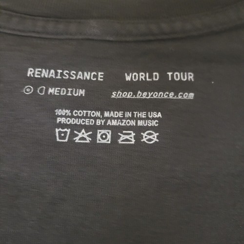 Beyonce Size Medium Official Renaissance World Tour Merch Horse Cowboy T-shirt - Picture 6 of 6
