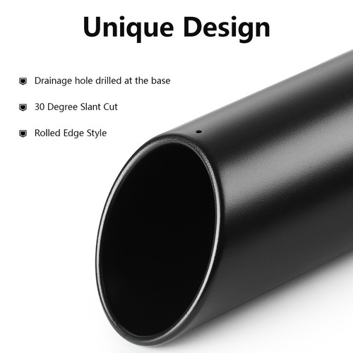 2.5"/3"/3.5"/4"/5" Inlet - 12"/15"/18" Long Diesel Exhaust Tip Stainless Steel - Bild 114 von 123