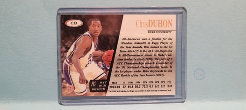 Chris Duhan Sage "First Card" 2004 #6/99 - Picture 2 of 2