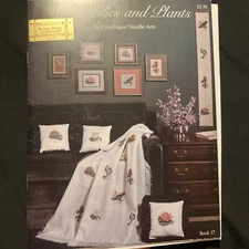 Water Lilies and Plants by Graphique Needle Arts Cross Stitch Book 17