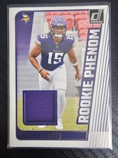 2024 Panini Donruss Football #RPJ-DTU Dallas Turner Rookie Phenom Jersey Relic
