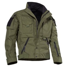 Waterproof Men's Tactical Jacket Military Windproof Multi Pocket Hard Shell Coat