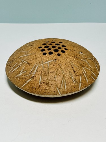 Vintage 1960 Rare Eric Picker Studio Art Pottery Modernist Ikebana Weed Pot Vase - Picture 3 of 6