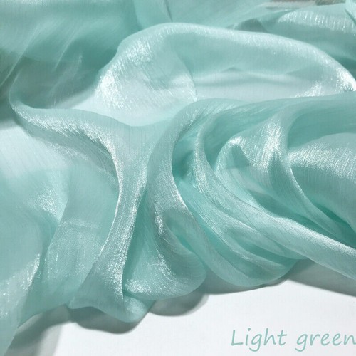 Organza Fabric Shiny Crepe Mesh Tulle DIY Clothes Dress Crafts Home Decor - Picture 11 of 37