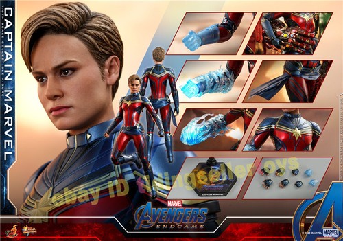 Hot Toys Avengers Endgame Captain Marvel Carol Danvers 1/6 Scale Figure MMS575 - Picture 17 of 18