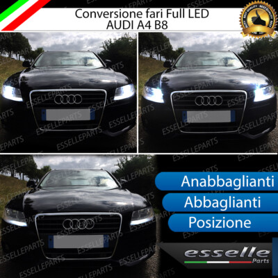 Kit Fari Full Led Audi A4 B8 Anabbaglianti Abbaglianti E