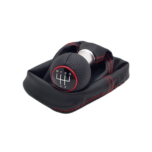 Schaltknauf Schaltsack Rot GTI Optik für VW Golf 2 3 4 Polo Passat Bora Jetta - Bild 1 von 5