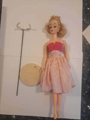 1960s Ideal Mitzi Doll #9820-2 Blonde Hair Blue Eyes w