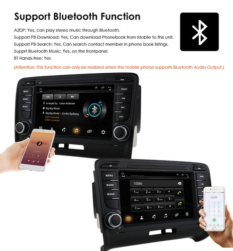 7"Autoradio Navigation GPS für Audi TT MK2 8J 2006-2014 Navi RDS DAB USB - Picture 8 of 15