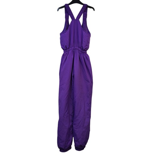 Rodeo Purple Ski Snow Active Wear Jumpsuit UK Women's S W13 L31 DD988 - Picture 3 of 4