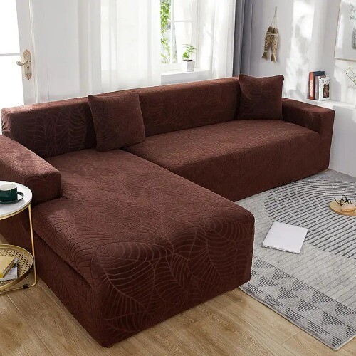 Waterproof Elastic Sofa Cover Living Room 1/2/3/4 Seater Polar Fleece L-Shaped - Picture 7 of 32