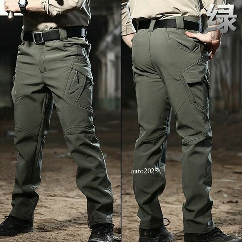Herren Militärhose Armeehose viele Taschen Hose Männer Freizeit Cargo Freizeithose - Bild 1 von 22
